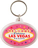 Las Vegas Souvenir Key Chain, Pink Welcome Sign