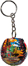 Las Vegas Souvenir Baseball Key Chain