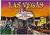 Las Vegas Sunset Magnet - 2-Layer Design