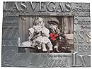 Las Vegas Souvenir Picture Frame, Pewter