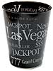 Las Vegas Typography Shot Glass - Black