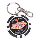 Las Vegas Key Chain, $100 Lucky Poker Chip