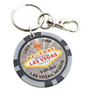 Las Vegas Key Chain, $100,000 Lucky Poker Chip
