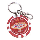 Las Vegas Key Chain, $5,000 Lucky Poker Chip