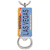 Las Vegas License Plate Bottle Opener Keychain