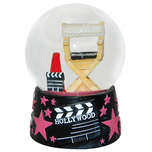 Hollywood Directors Chair Snowglobe, 3.5H, photo-1