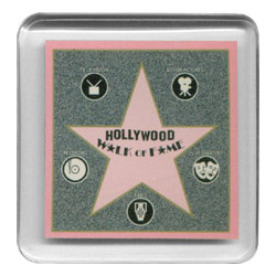 Hollywood Walk of Fame - Acrylic Magnet