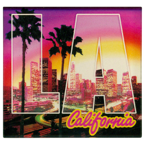 Los Angeles Souvenir Downtown LA Acrylic Magnet