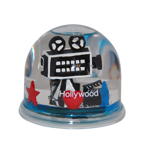 Old Hollywood Camera Water Globe and Pen Holder