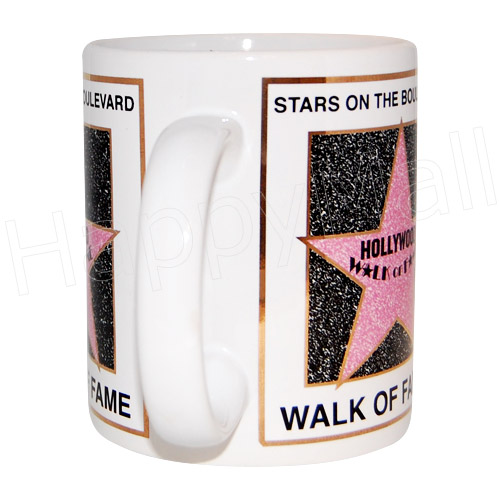 Hollywood Walk of Fame Souvenir Coffee Mug, White, photo-1