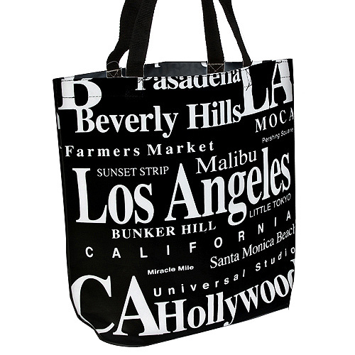 Los Angeles Souvenir Letter Canvas Tote Bag