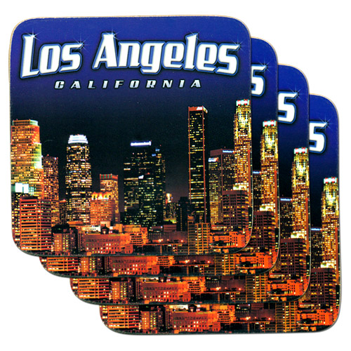 Los Angeles Souvenir Coaster Set