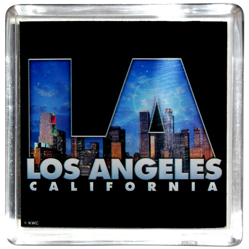 Los Angeles City Skyline Acrylic Magnet