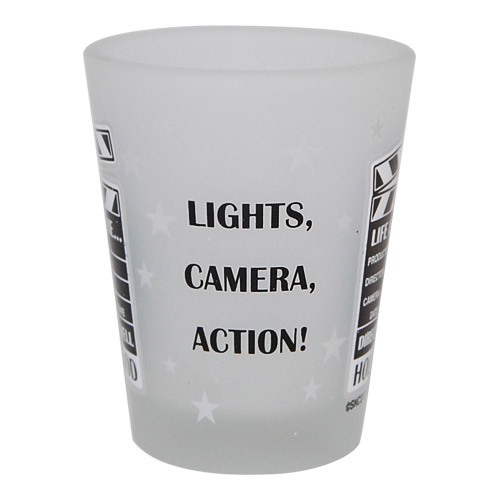 Hollywood Clapboard Frost Souvenir Shot Glass, photo-1