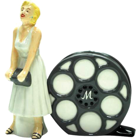 Marilyn White Dress Salt & Pepper Shakers