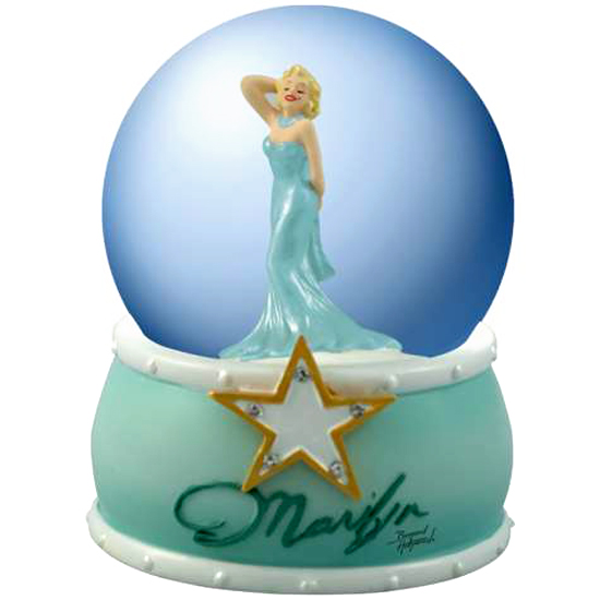 Marilyn Monroe Gold Star, 65 mm Snow Globe