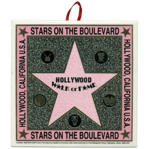 Hollywood Walk of Fame - Souvenir Tile Trivet