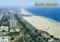 Santa Monica Beach Postcard, 4.5L x 6.5W