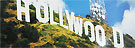 Hollywood Sign Photo Magnet - Panorama