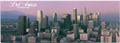 Los Angeles City Skyline Souvenir Magnet - Panorama