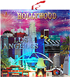 Los Angeles & Hollywood Souvenir Trivet