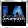 Los Angeles City Skyline Acrylic Magnet