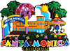 Santa Monica Souvenir Magnet