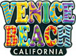 Venice Beach Souvenir Magnet - Block Letters