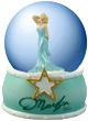 Marilyn Monroe Gold Star, 65 mm Snow Globe