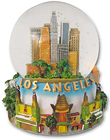 Los Angeles - Musical Snow Globe, 5.5H