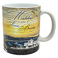 Malibu California Scenic Ceramic Mug – 11oz