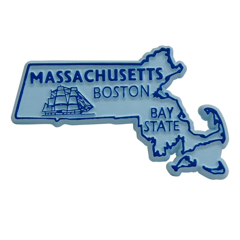 Massachusetts - Refrigerator Magnet