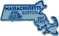 Massachusetts - Refrigerator Magnet