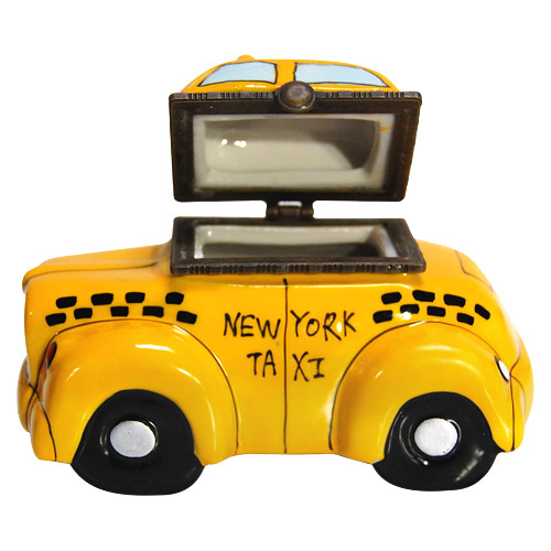 New York Taxi, Porcelain Trinket Box, 4W