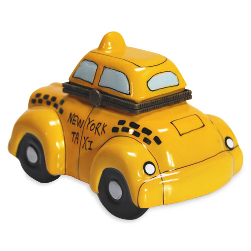 New York Taxi, Porcelain Trinket Box, 4W, photo-2