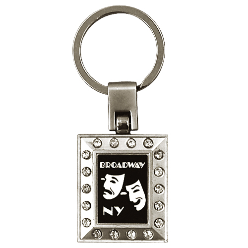 New York Broadway Key Chain - Metal