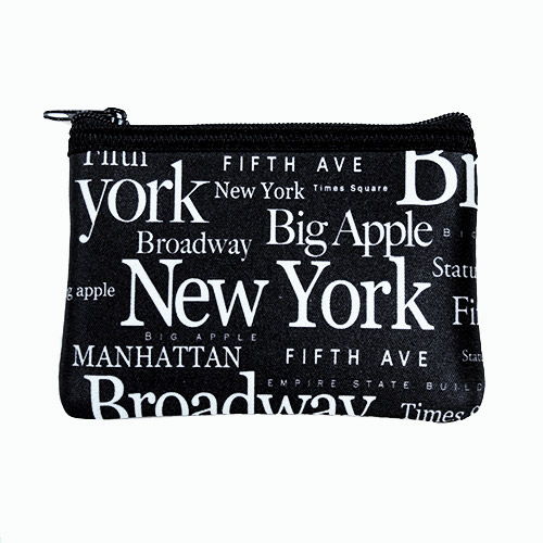 New York Souvenir Neoprene Coin Bag