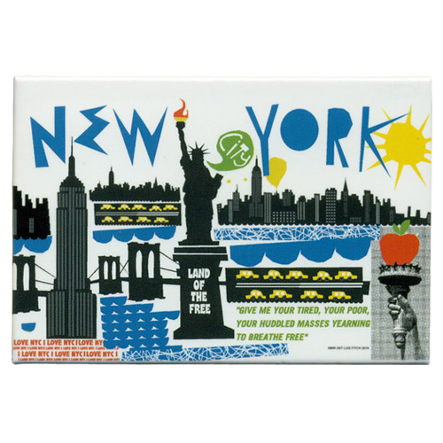 New York Souvenir Refrigerator Magnet