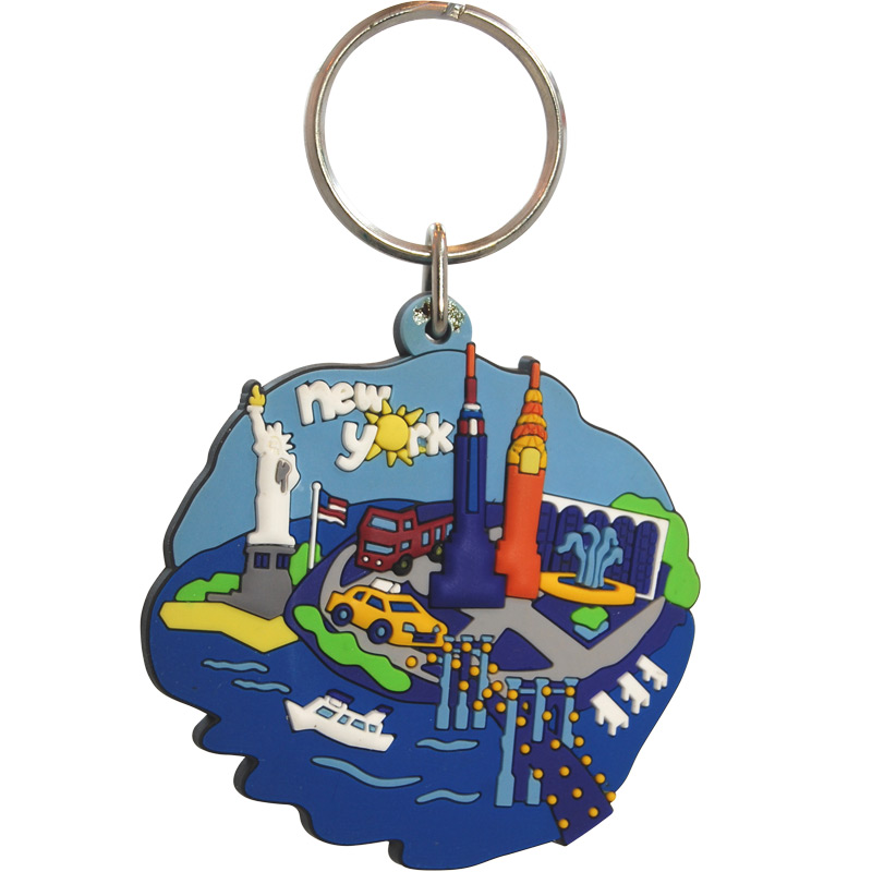 New York Cut Out Souvenir Key Chain