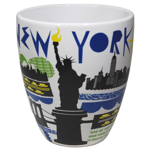 Large New York City Ceramic Souvenir Mug - NYC Harbor, photo-1