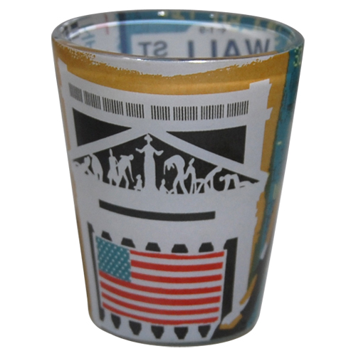 New York Wall Street Theme Shot Glass, photo-1