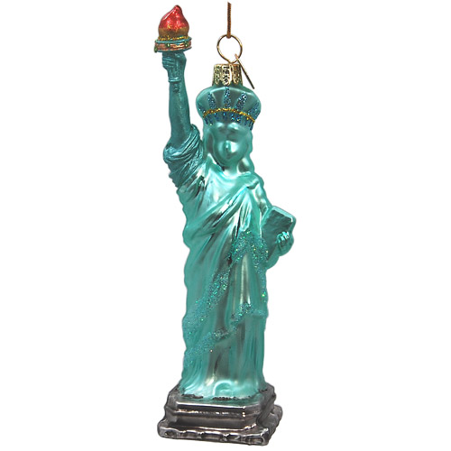 Statue of Liberty Glass Ornament