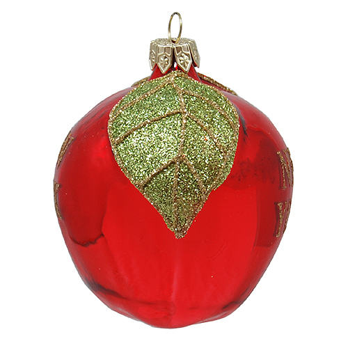 New York Apple Glass Ornament, photo-2