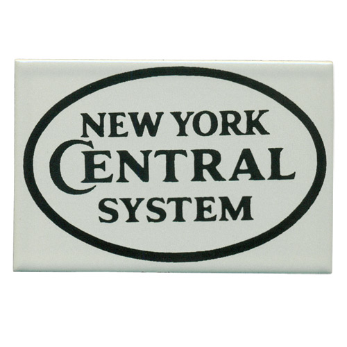 NY Central System - Porcelain on Steel Magnet