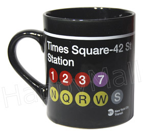 NYC Subway Sign Mug - Times Square, photo-1