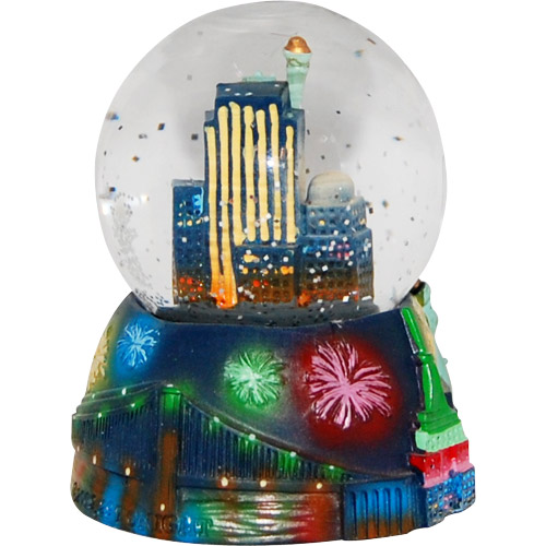 New York City Statue of Liberty Mini Snow Globe - 2.75H