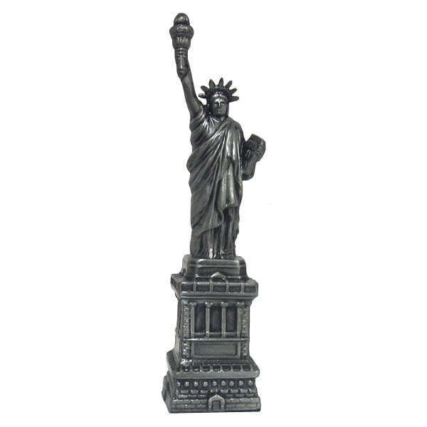 11.5H - Statue of Liberty Metal Replica in Pewter
