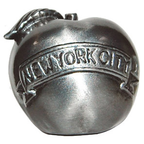 3D Big Apple Paperweight - New York City Souvenir, 2-1/2H