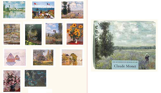 Claude Monet, Porfolio Postcards