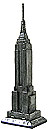 8.25H - Empire State Building Miniature in Pewter
